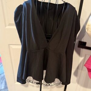 Elegant Black Women's Top